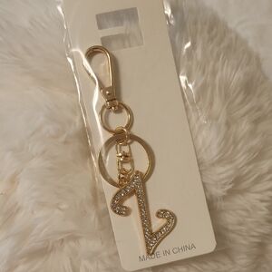 Gold Keychain Accessory